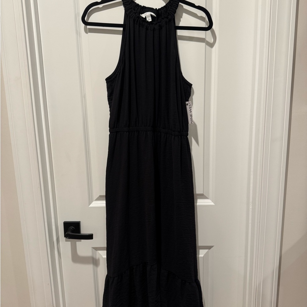 Nine West Black High Low Dress